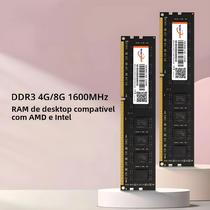 Memória RAM DDR3 8GB 1600MHz - PC3-12800 - 240-Pin - Walram