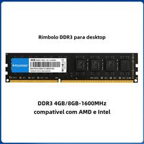 Memória RAM DDR3 8GB/4GB - 1600MHz PC3 - 1.5V - 240-Pin DIMM para Desktop