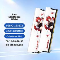 Memória RAM DDR4 16GB (3200MHz/3600MHz) - Dual Channel para Jogos - Juhor