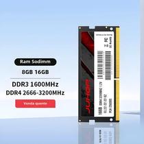 Memória RAM DDR4/DDR3 para Laptop JUHOR - 8GB/16GB (2666MHz/3200MHz/1600MHz) - SODIMM