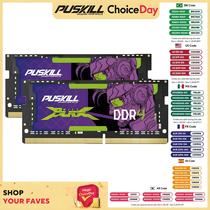 Memória RAM DDR4 SODIMM 3200MHz/2666MHz - 32GB (2x16GB ou 2x8GB) - PUSKILL Gamer para Notebook