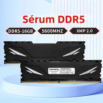 Memória RAM DDR5 De 16GB 32GB 4800MHz 5200MHz 5600MHz 6000MHz Dual-Channel Para Desktop Gamer DIY Memória RAM DDR5 De 16GB 32GB 4800MHz 5200MHz 5600MHz 6000MHz Dual-Channel Para Desktop Gamer DIY