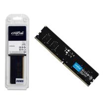 Memória RAM Desktop 8GB Crucial uDIMM DDR5 5600 Mhz CL46 PC5 44800 CT8G56C46U5 Memória RAM Desktop 8GB Crucial uDIMM DDR5 5600 Mhz CL46 PC5 44800 CT8G56C46U5