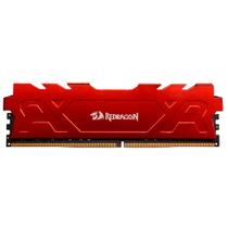 Memória RAM Desktop Redragon Rage 16GB DDR4 3200MHz CL16 Vermelha