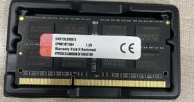 Memória RAM HyperX preto 8GB HX313LS9IB 8DDR3L