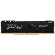 Memoria RAM Kingston Fury Beast, 16GB, 3200MT/s, DDR4, CL16, DIMM, 1Gx8, Preto - KF432C16BB1/16WP
