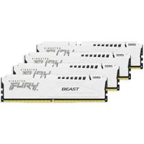 Memória RAM Kingston Fury Beast, 64GB (4X16GB), 5600MHz, DDR5, CL40,para Intel XMP, Branco - KF556C40BWK4-64