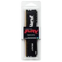 Memória RAM Kingston Fury Beast DDR4 8GB 3600MHz - Preto (KF436C17BB-8)