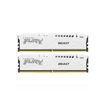 Memória RAM Kingston Fury Beast DDR5 32GB 2x16GB 6000MHz Branco - KF560C36BWEK2 32