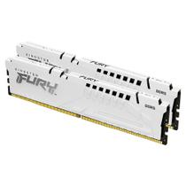 Memória RAM Kingston Fury Beast Expo, 64GB (2X32GB), 6400MT/s DDR5, DIMM, CL32, Branco - KF564C32BWEK2-64 Memória RAM Kingston Fury Beast Expo, 64GB (2X32GB), 6400MT/s DDR5, DIMM, CL32, Branco - KF564C32BWEK2-64