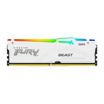 Memória RAM Kingston Fury Beast Expo, RGB, 32GB, 6000MT/s, DDR5, DIMM, CL30, Branco - KF560C30BWEA-32 Memória RAM Kingston Fury Beast Expo, RGB, 32GB, 6000MT/s, DDR5, DIMM, CL30, Branco - KF560C30BWEA-32