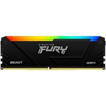 Memória RAM Kingston Fury Beast RGB 8GB 3200MHz DDR4 - KF432C16BB2A/8