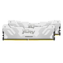 Memória RAM Kingston Fury Renegade, 32GB (2x16GB), 8000MT/s, DDR5, CL38, DIMM, Branco XMP - KF580C38RWK2-32 Memória RAM Kingston Fury Renegade, 32GB (2x16GB), 8000MT/s, DDR5, CL38, DIMM, Branco XMP - KF580C38RWK2-32