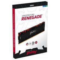 Memória RAM Kingston Fury Renegade DDR4 8GB 4000MHz RGB - Preto (KF440C19RB2A/8)