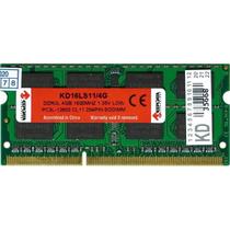 Memória RAM p/Notebook DDR3 4GB 1600MHz Keepdata 1.5v KD16S1