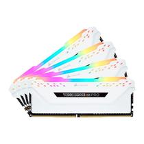 Memória RAM Para Desktop 32GB Corsair Vengeance PRO RGB 4x8GB DDR4 3200MHz CL16 Branca CMW32GX4M4C3200C16W
