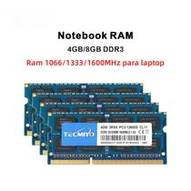 Memória RAM Para Laptop TECMIYO DDR3L Azul 4GB 8GB 1600MHz SODIMM PC3-12800S PC3-10600S PC3-8500S
