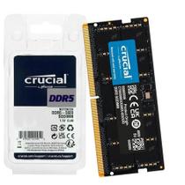 Memória Ram Para Notebook 16GB Crucial Basics DDR5 4800MHz CL40 CB16GS4800
