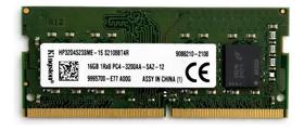 Memória Ram Para Notebook 16GB Kingston DDR4 3200Mhz 1Rx8 1.2V CL22 PC4 3200 PC4 25600 HP32D4S2S8ME16