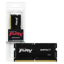 Memória Ram Para Notebook 16GB Kingston Fury Impact DDR5 6000MHz DDR5 CL40 Preto KF560S38IB.16