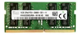 Memória Ram Para Notebook 16GB Sk Hynix DDR4 2666Mhz PC4 21300 DDR4 2666 2Rx8 HMA82GS6DJR8N VK