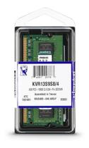 Memória RAM para Notebook DDR3L 4GB 1600MHz Kingston - KVR16LS11/4 Memória RAM para Notebook DDR3L 4GB 1600MHz Kingston - KVR16LS11/4