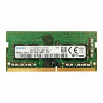 Memória RAM Para Notebook DDR4 SODIMM Samsung 8GB DDR4 2666Mhz 1Rx8 CL19 PC21300 M471A1K43DB1CTD Memória RAM Para Notebook DDR4 SODIMM Samsung 8GB DDR4 2666Mhz 1Rx8 CL19 PC21300 M471A1K43DB1CTD