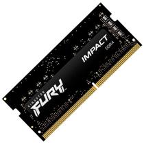 Memória RAM para Notebook Kingston Fury Impact DDR4 8GB 2666MHz - Preto (KF426S15IB/8)