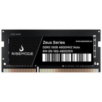 Memoria RAM Para Notebook Rise Mode, 16GB, 4800MHZ DDR5, Zeus Series, CL40 - RM-D5-16G-4800ZEN