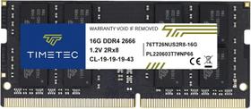 Memória RAM para notebook Timetec 16GB DDR4 2666MHz SODIMM 260 pinos