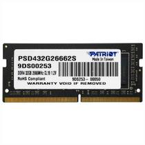 Memória RAM Patriot p/ Notebook 32GB - PSD432G26662S