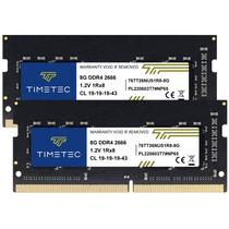 Memória RAM Timetec 16 GB DDR4 2666 MHz, 260 pinos, laptop SODIMM Memória RAM Timetec 16 GB DDR4 2666 MHz, 260 pinos, laptop SODIMM