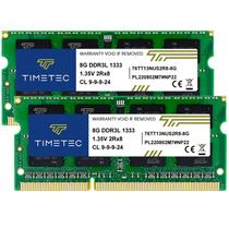 Memória RAM Timetec 16GB KIT (2x8GB) DDR3 1333MHz SODIMM