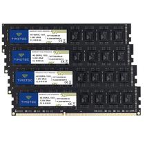 Memória RAM Timetec 16GB KIT (4x4GB) DDR3 1333MHz PC3-10600 Memória RAM Timetec 16GB KIT (4x4GB) DDR3 1333MHz PC3-10600