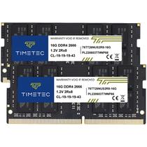 Memória RAM Timetec 32GB (2x16GB) DDR4 2666MHz SODIMM para Notebook