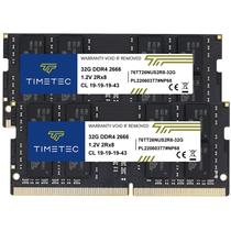 Memória RAM Timetec 64GB KIT (2x32GB) DDR4 2666MHz 260 pinos