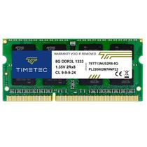 Memória RAM Timetec 8 GB DDR3/DDR3L 1333 MHz PC3-10600 Memória RAM Timetec 8 GB DDR3/DDR3L 1333 MHz PC3-10600