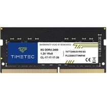 Memória RAM Timetec 8 GB DDR4 2400 MHz, 260 pinos, laptop SODIMM Memória RAM Timetec 8 GB DDR4 2400 MHz, 260 pinos, laptop SODIMM