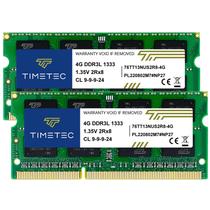 Memória RAM Timetec 8 GB KIT (2x4 GB) DDR3 1333 MHz PC3-10600
