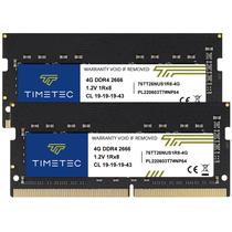 Memória RAM Timetec 8 GB KIT (2x4 GB) Notebook DDR4 2666 MHz