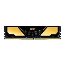 Memoria Team Group Elite Plus, 8GB (1x8GB), 3200MHz, DDR4, C22, Preta e Dourada, TPD48G3200HC2202