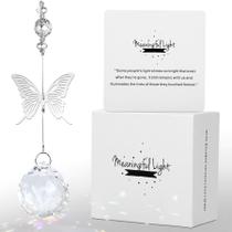 Memorial Crystal Ball Ohmique Symbolic Rainbow Suncatcher