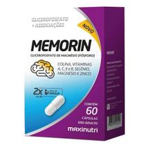 Memorin 60cps 790mg Maxinutri Lote 0206