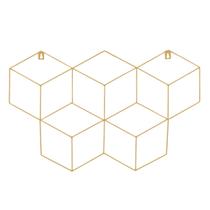 Memory Board Cubo Quadro De Fotos Bege - 45Cm X 63Cm