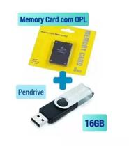Memory Card 16mb Com Opl Atualizado + Ulaunchel + Pendriver