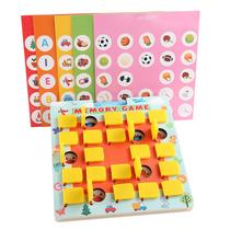 Memory Game Montessori Flip para crianças, brinquedo que combina com 4 cores Memory Game Montessori Flip para crianças, brinquedo que combina com 4 cores