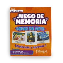 Memory Matching Game Menique Famous Paintings 35 pares
