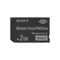 Memory Stick PRO Duo Sony 2GB - Para Handycam, Cyber-shot e PSP
