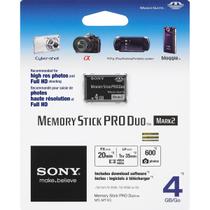 Memory Stick Pro Duo Sony 4GB - MSMT4G/TQ1 - Preto