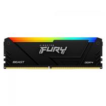 Memria Ram para Desktop 16GB DDR4 3200Mhz Fury Beast RGB KF432C16BB2A16 Kingston